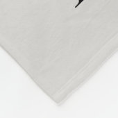 Cute Wire Fox Terrier Dog Photo Fleece Deken (Hoek)