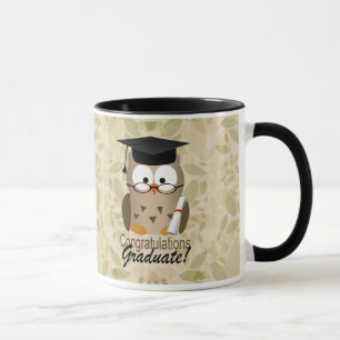 Cute Wise Owl Afstuderen Mok