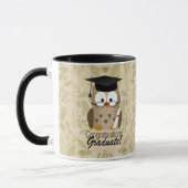 Cute Wise Owl Afstuderen Mok (Links)