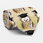 Cute Wise Owl Afstuderen Stropdas (Opgerold)