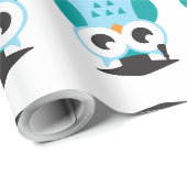Cute wise owl cadeaupapier (Rol Hoek)