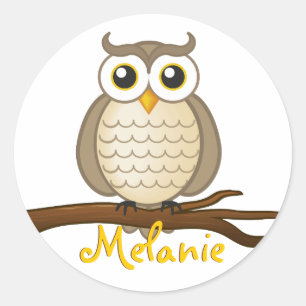  Cute Wise Owl   Sticker