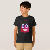 Cute Wiskunde Character Waterverf Geek Snoep T-shirt (Voorkant volledig)