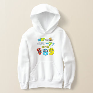 Cute Wiskunde Nummers Cartoon Hoodie Kinderen NL L
