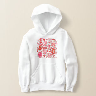 Cute Wiskunde Nummers Patroon Hoodie voor Kinderen