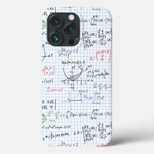 Cute Wiskunde Pattern Case-Mate iPhone Case (Achterkant)