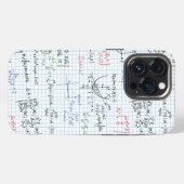 Cute Wiskunde Pattern iPhone Hoesje (Achterkant horizontaal)