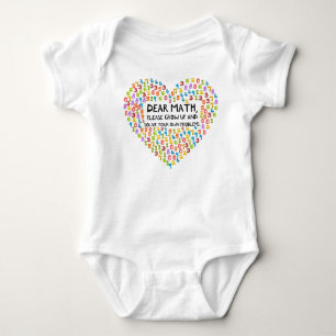 Cute Wiskunde Student Romper