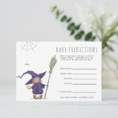 Cute Witch | Baby shower gaming Kaart (Staand voorkant)