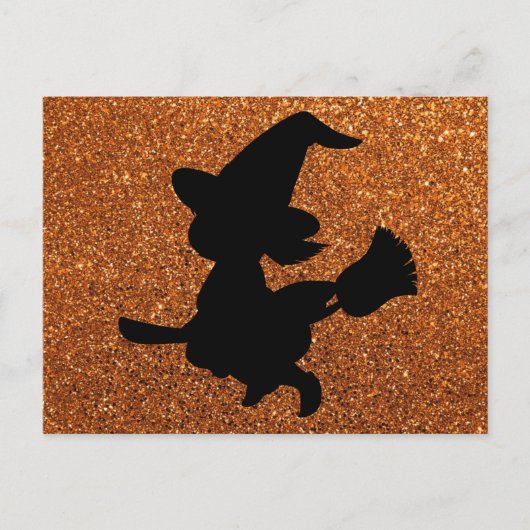 Cute Witch Briefkaart (Voorkant)