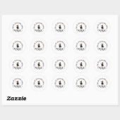 Cute Witch Create Your Own Magic Whimsical Sticker (Vel)
