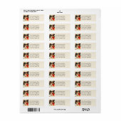 Cute Witch Girl Black Kitten Halloween Etiket (Full Sheet)