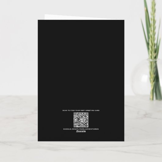 Cute Witch Girl Hat & Pumpkin Kids Halloween Kaart (Achterkant)