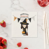 Cute Witch Halloween Party Servetten (Insitu)