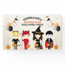 Cute Witch Halloween Party