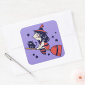 Cute Witch Halloween stickers (Envelop)