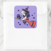 Cute Witch Halloween stickers (Tas)