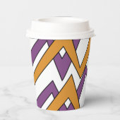 Cute Witch Halloween Zig Zag Confetti Paper Cups Papieren Bekers (Achterkant)