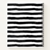 Cute Witch in Paars Pet Halloween Notitieboek (Achterkant)