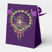 Cute Witch Juggling An Orb of Toads Bedankdoosjes (Achterkant)