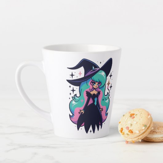 Cute Witch Latte Mok (In situ)