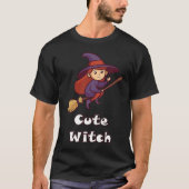Cute Witch Matching Group Halloween Costume T-shirt (Voorkant)