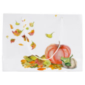 Cute Witch Mouse Waterverf Groot Cadeauzakje (Achterkant)