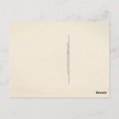 Cute  Witch op Broom Halloween Briefkaart (Achterkant)