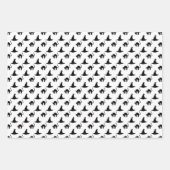 Cute Witch Pet Halloween Pattern Inpakpapier Vel (Voorkant 3)