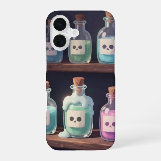 Cute Witch Potion Phone Case iPhone 16 Hoesje (Achterkant)