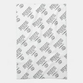 Cute Witch Tea Gathering Kitchen Towel Theedoek (Verticaal)