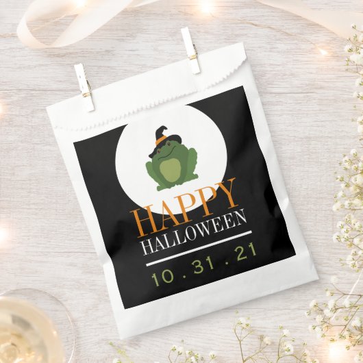 Cute Witch Toad, Halloween Bedankzakje (Geknipt)