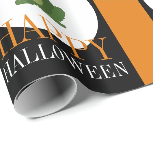 Cute Witch Toad, Happy Halloween Wrapping Paper Cadeaupapier (Rol Hoek)