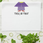 Cute Witch - Trick or treat Theedoek (Gevouwen)
