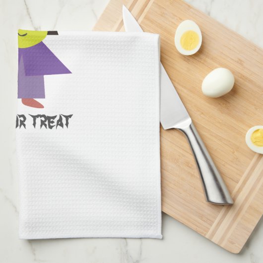 Cute Witch - Trick or treat Theedoek (Quarter Fold)