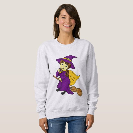 Cute Witch Trui (Voorkant volledig)