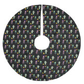 Cute Witch, Vampire en Mummy Halloween Party Kerstboom Rok (Voorkant)