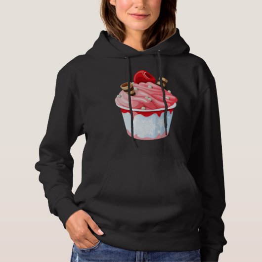 Cute with Motif Ice Cream Hoodie (Voorkant)