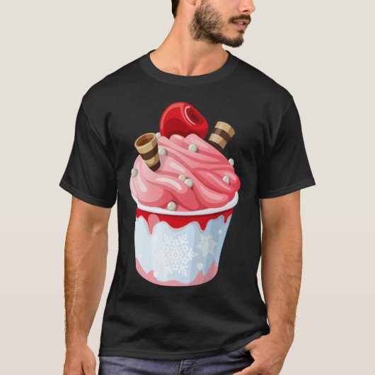 Cute  with  Motif Ice Cream T-shirt (Voorkant)