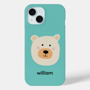 Cute witte beer iPhone 15 case