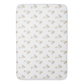 Cute Witte Gans Patroon Badmat (Voorkant Verticaal)