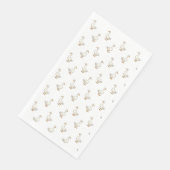 Cute Witte Gans Patroon Servet (Hoek)