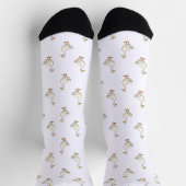 Cute Witte Gans Patroon Sokken (Top)