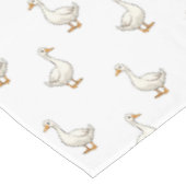Cute Witte Gans Patroon Tafelkleed (Gekanteld)