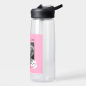 Cute witte hond foto en poten Beste moeder ooit Ro Waterfles (Links)