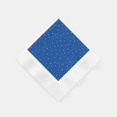 Cute witte polka stippen servet (Hoek)