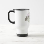 Cute Witte Puppypot van Keramiek Reisbeker (Links)