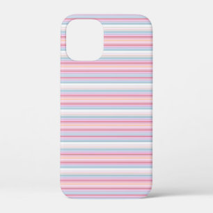Cute witte roze strepen Case-Mate iPhone case