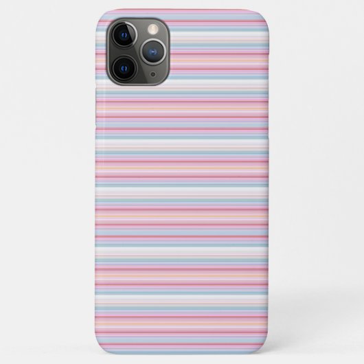 Cute witte roze strepen Case-Mate iPhone case (Achterkant)