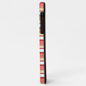 Cute witte roze strepen Case-Mate iPhone case (Achterkant/links)